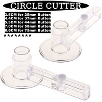 Round Knife Badge Button Maker Tools,Adjustable Circle Cutter,Figure Cutter for Photo Paper,Cutting Knife Scrap Circle of Models