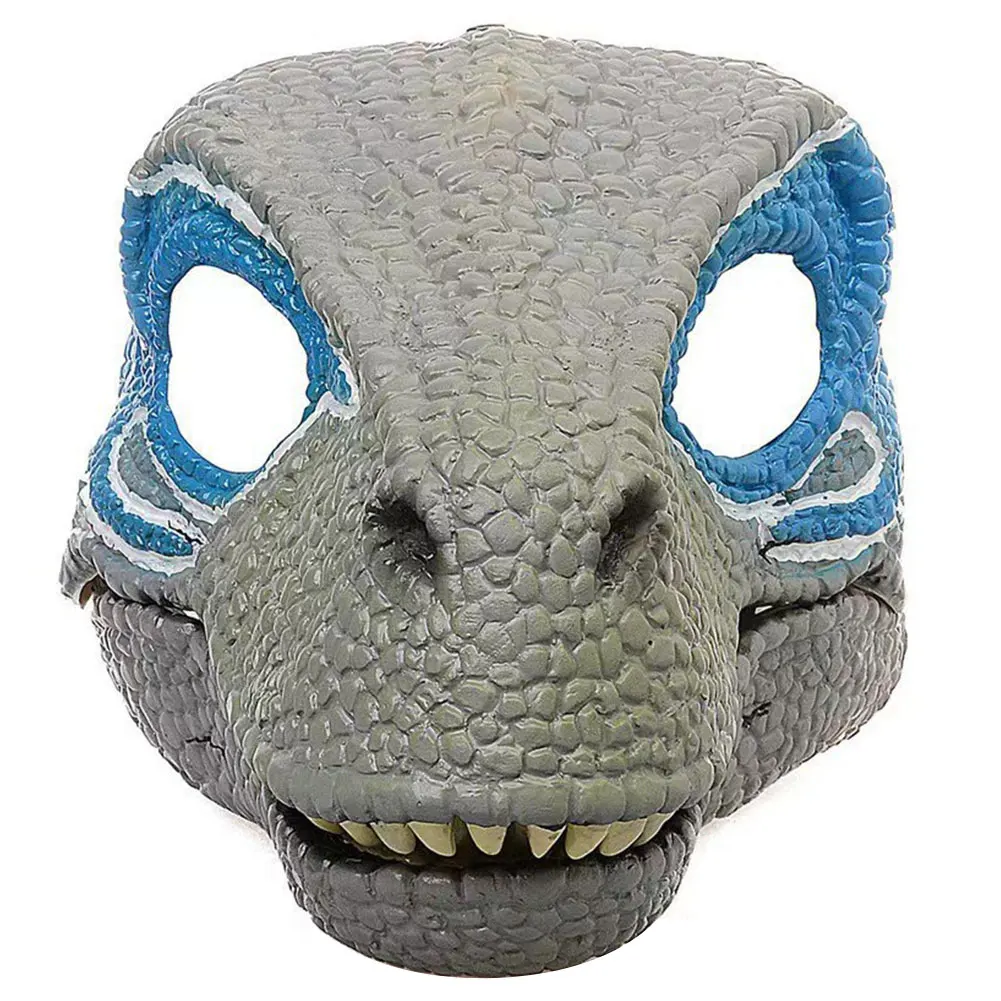 

Halloween Party Cosplay Costume Masks Moving Jaw Dino Mask Velociraptor Dinosaur Dino Moving Mask for Halloween Party Gifts