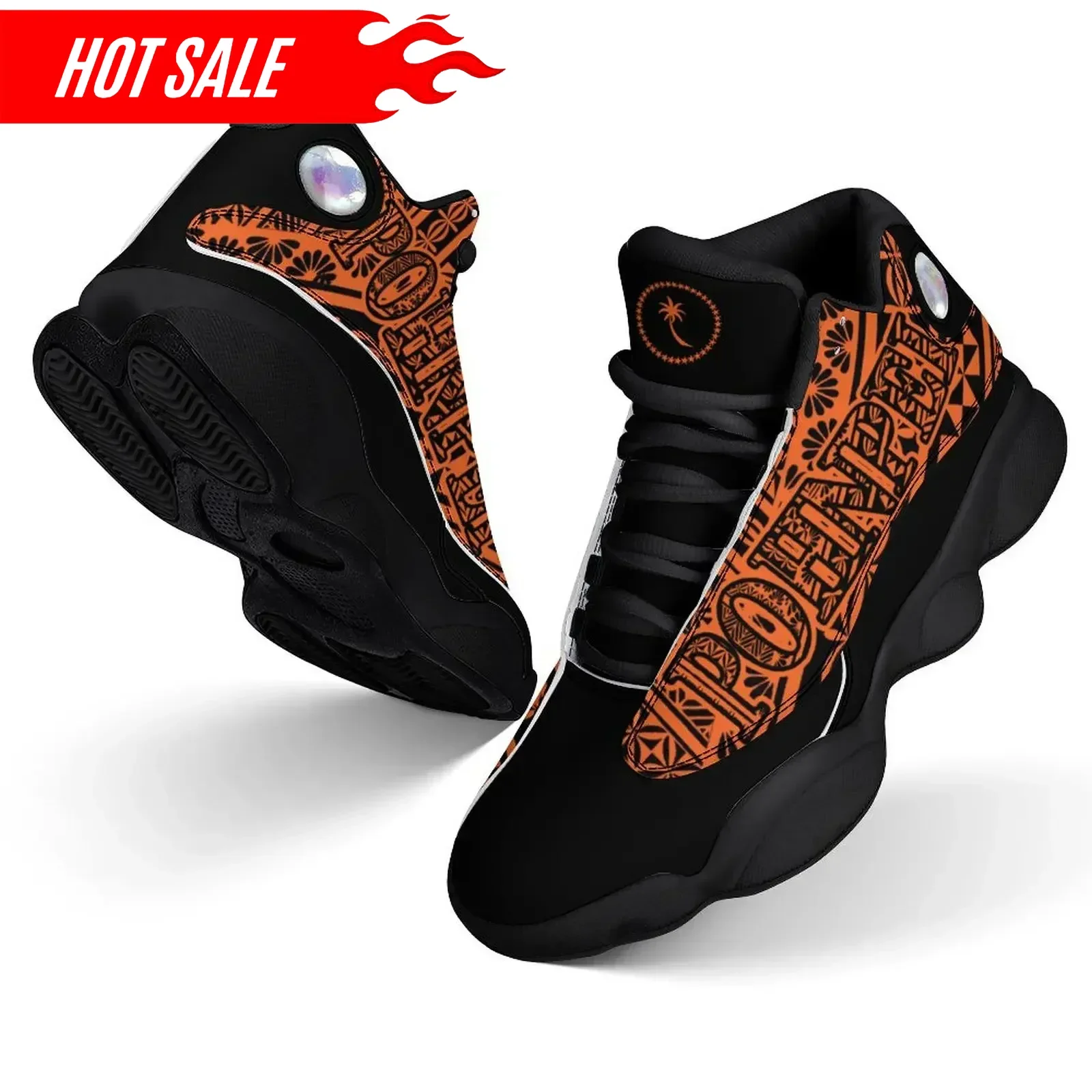 

Мужские кроссовки из полинезийского ретро-художественного узора по индивидуальному заказу, роскошный дизайн, спортивные кроссовки для бега, индивидуальный узор логотипа команды мальчиков