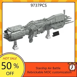 USS SULACO 9816 Space War Weapon MOC SpaceShip Battle Model Building Blocks Architecture DIY Education Assembly Model Toys Gift