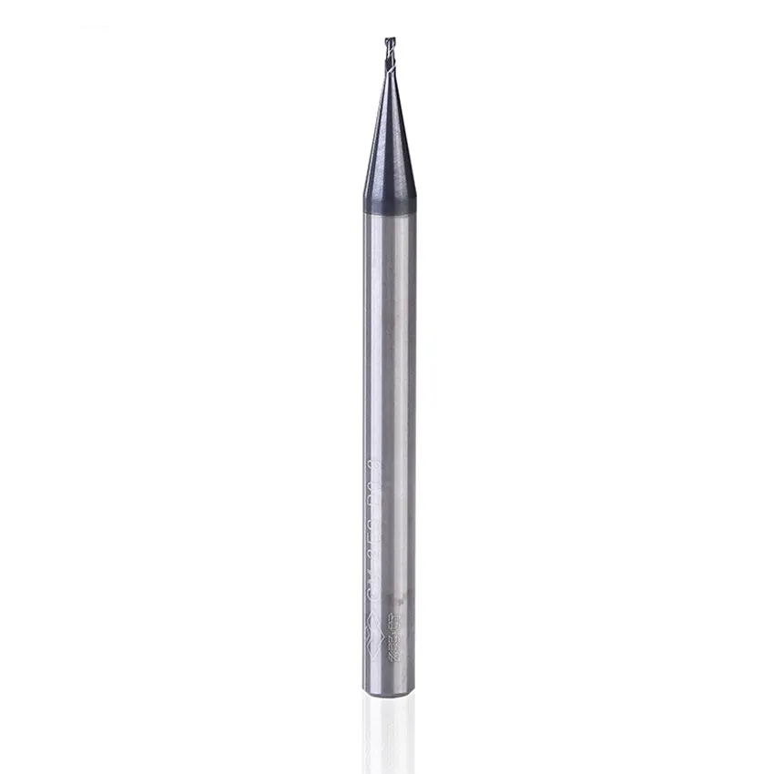 GM-2ES-D1.0 ZCC.CT GM-2ES Two blade straight handle Small diameter Flat end milling cutter Φ1.0*2.0*50 2T 2 Flutes Flat End Mill