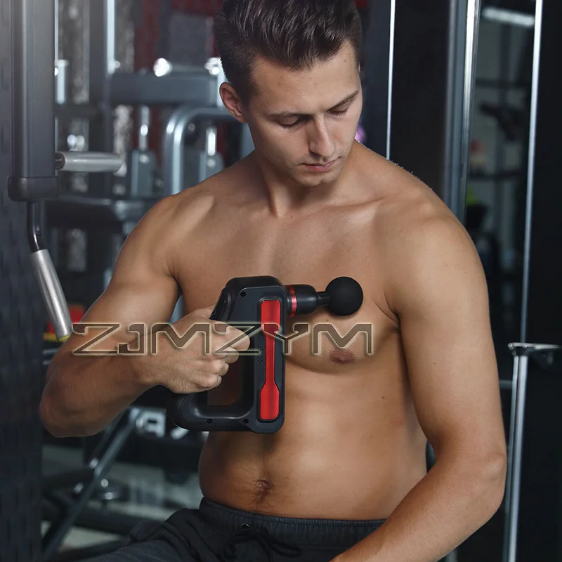 مسدس تدليك كهربائي لتخفيف آلام العضلات ، مسدس اللفافة ، الأنسجة العميقة ، الرقبة ، الجسم ، الظهر ، العضلات ، الرياضة ، الاسترخاء ، التمرين ، 32 مستوى