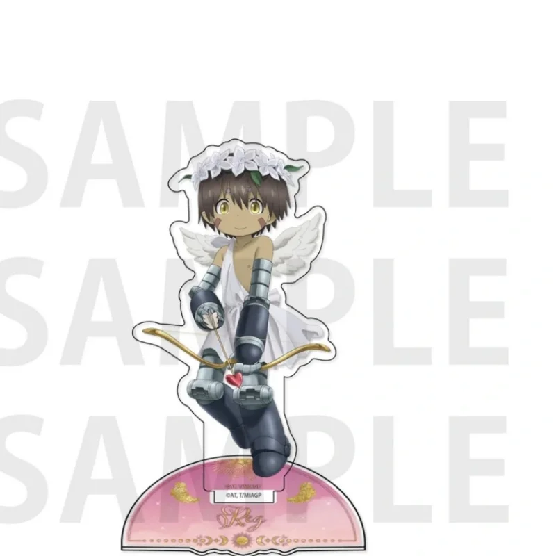 Anime 10CM Made In Abyss Model Acrylic Stand Desktop Cosplay Prop Prushka/Marulk/Riko Ornament Figure Toy For Gifts Collection