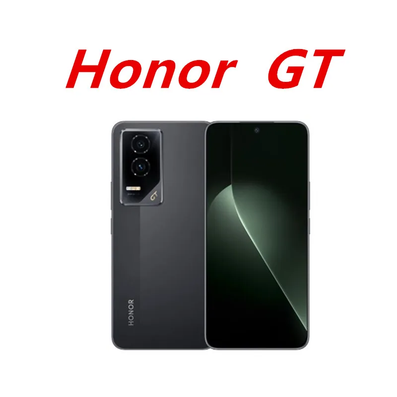 هاتف محمول Honor GT 5G جديد بطارية 6.7 بوصة 120 هرتز 5300 مللي أمبير في الساعة 100 وات 50 ميجابكسل كاميرا خلفية أندرويد 15 OTA