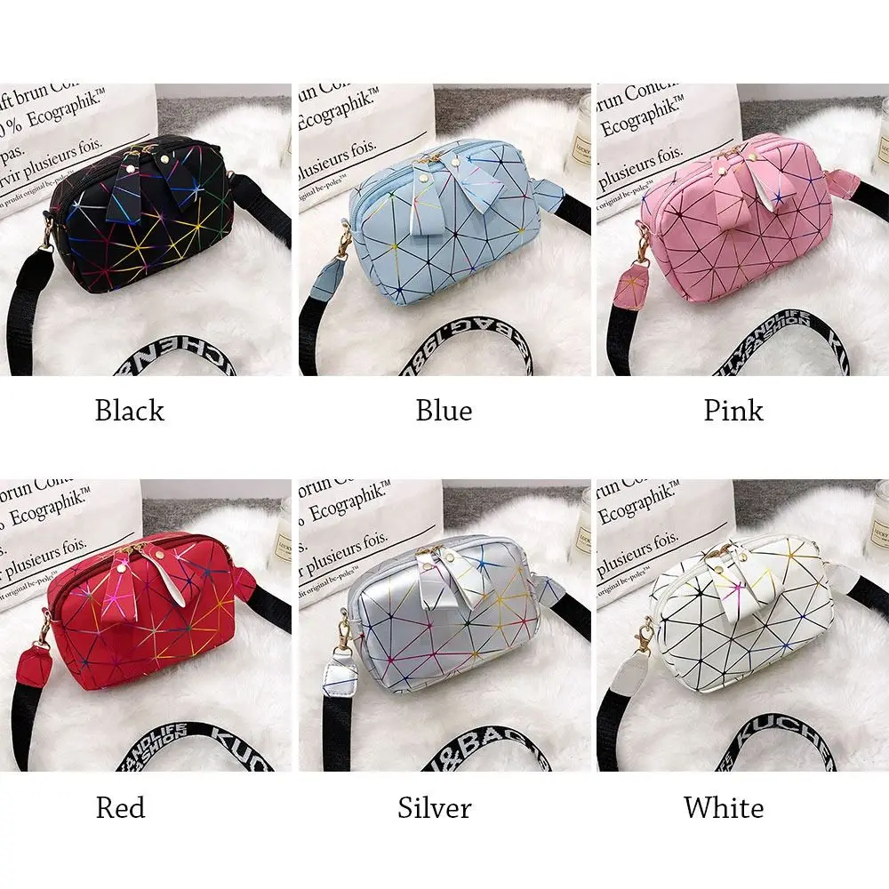 Small Zipper Crossbody Bags for Women Summer PU Leather Shoulder Messenger Bag for Girl Handbag Fashion Phone Purse