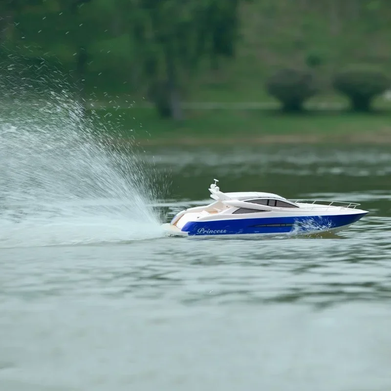 Little Princess Brushless Motor Yacht Fiberglass Remote Control Electric Model Boat Boy Toy Boat