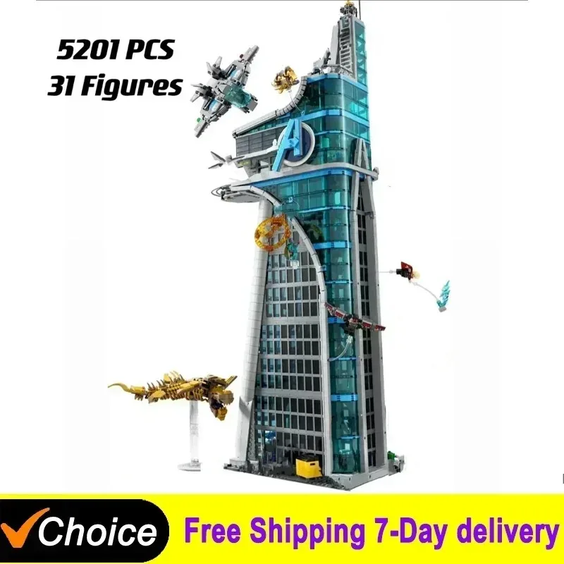 5201PCS 76269 Battle Tower Modular Model Building Block Assembly Brick Classic Tower Architecture Toys For Boy Christmas Gifts