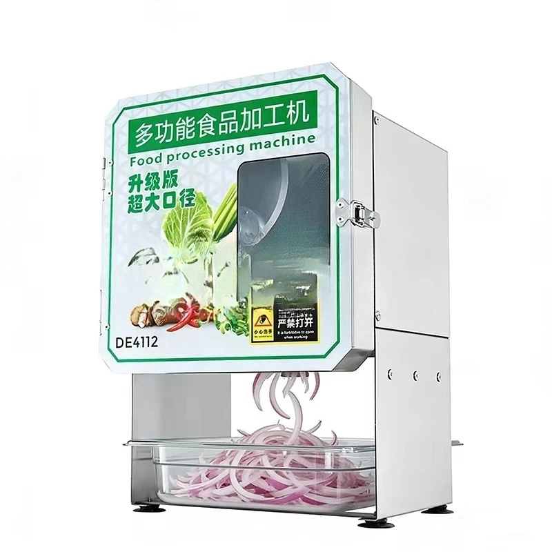 Vegetable cutters, food processors, vegetable choppers for onions, peppers, potatoes,