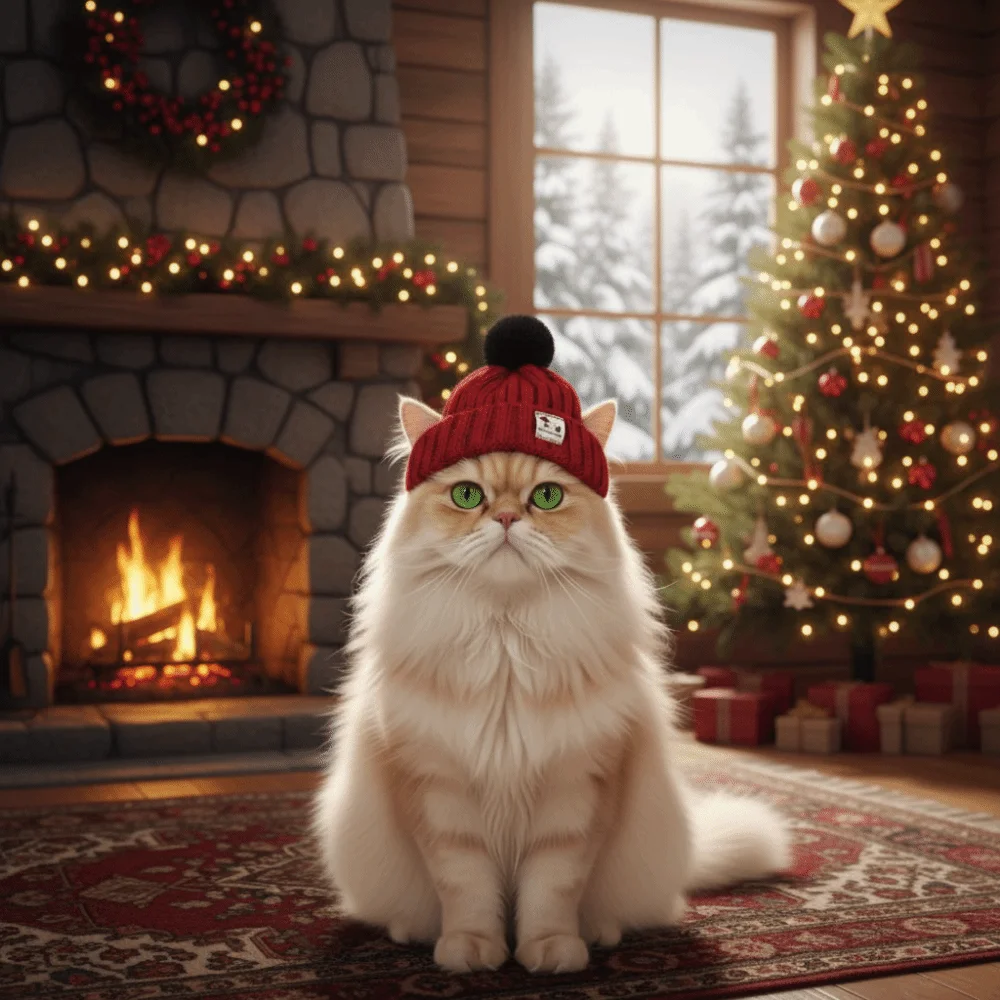 

Fashion Warm Knitted Dog Hat Windproof Hand-knitted Pet Headwear Ear Exposed Pet Cap Autumn and Winter