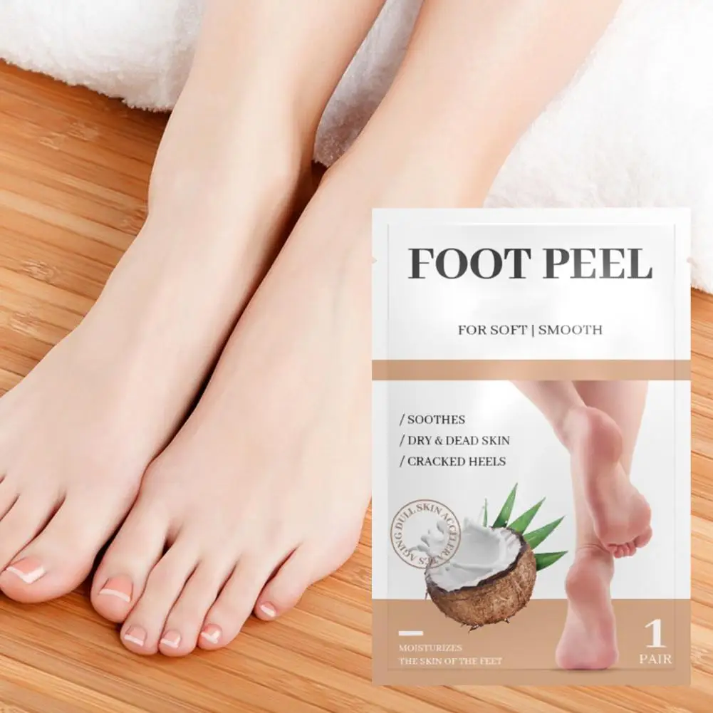 Foot Peel Masque Moisturizing Foot Hand Peel Masque Exfoliating Dry Cracked Skin Removing Dead Skin Wrinkles for A Spa-like Skin