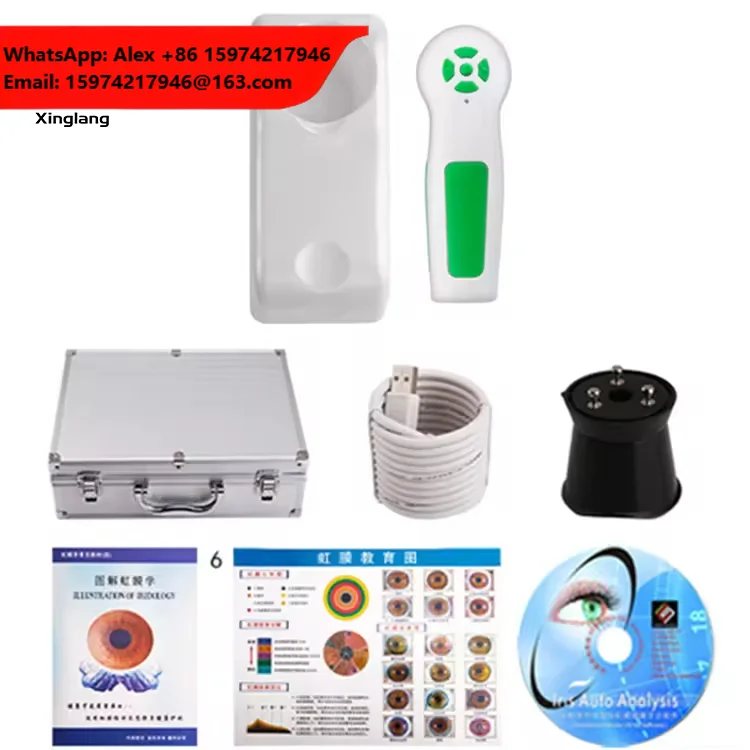 12MP Digital Iriscope Skin Analyzer USB Iridology Camera Pro Iris Software HD Imaging Easy Operation CE Certified
