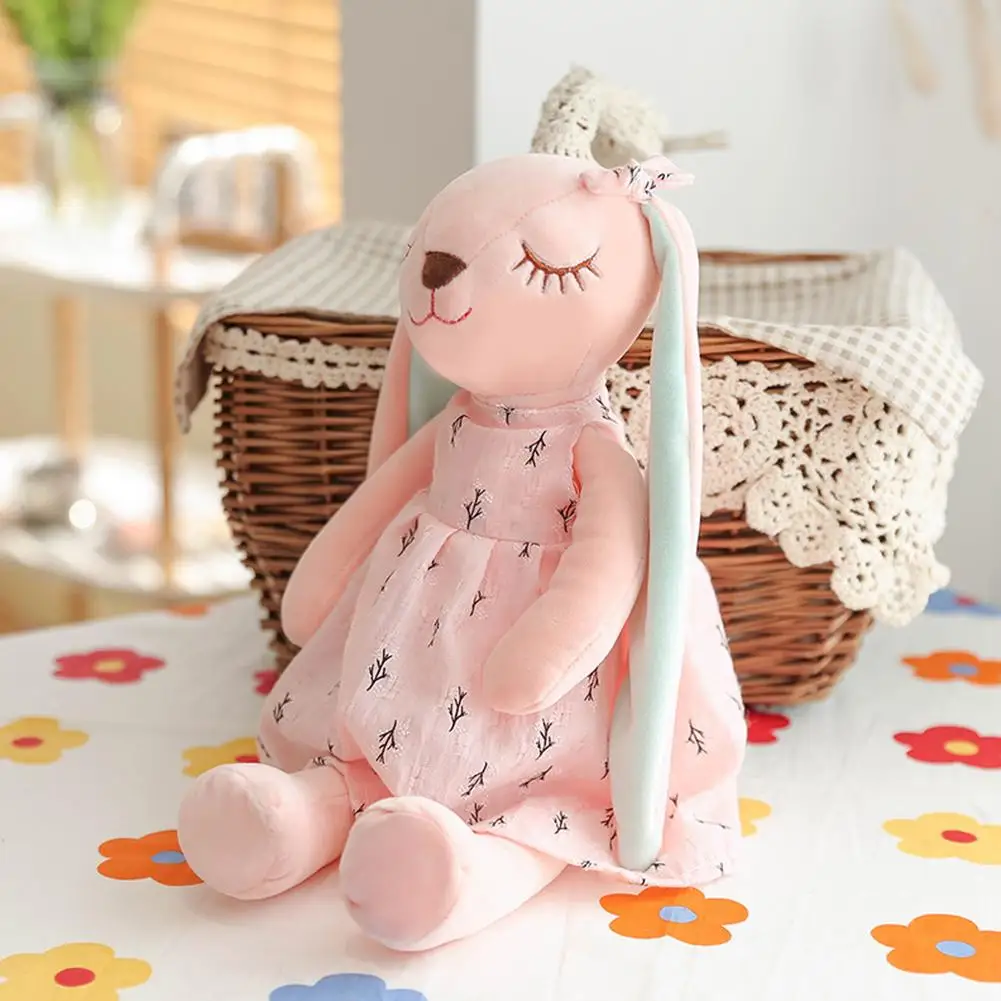 Cute Ballet Stuffed Bunny Plush Toys Children Long Ears Bunny Plush Doll Appease Stuffed Toys Baby Toys For Sleeping