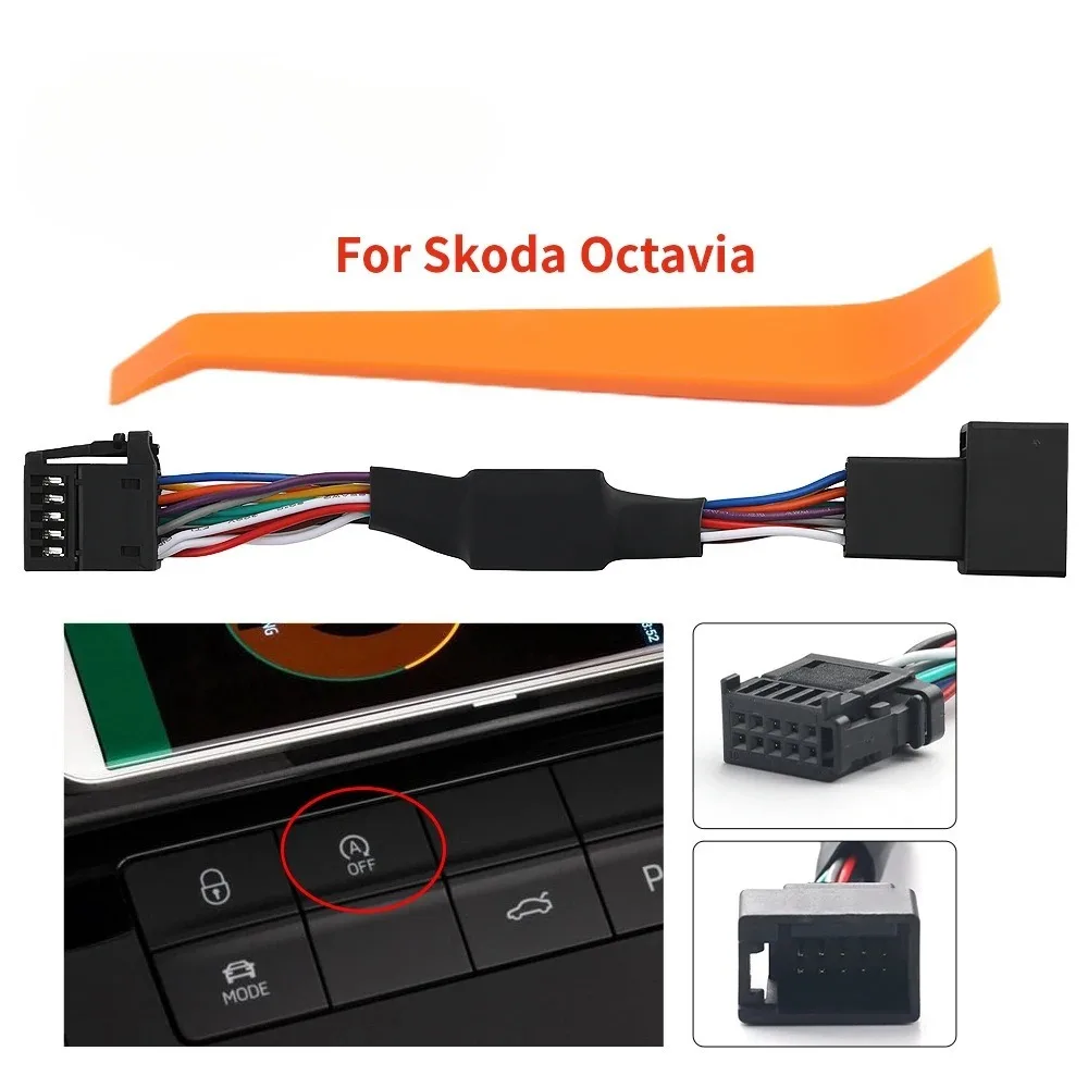 Auto Start-Stop Canceller Control Sensor Cable for Skoda Octavia Easy Plug And Play Eliminate Auto Stop Function