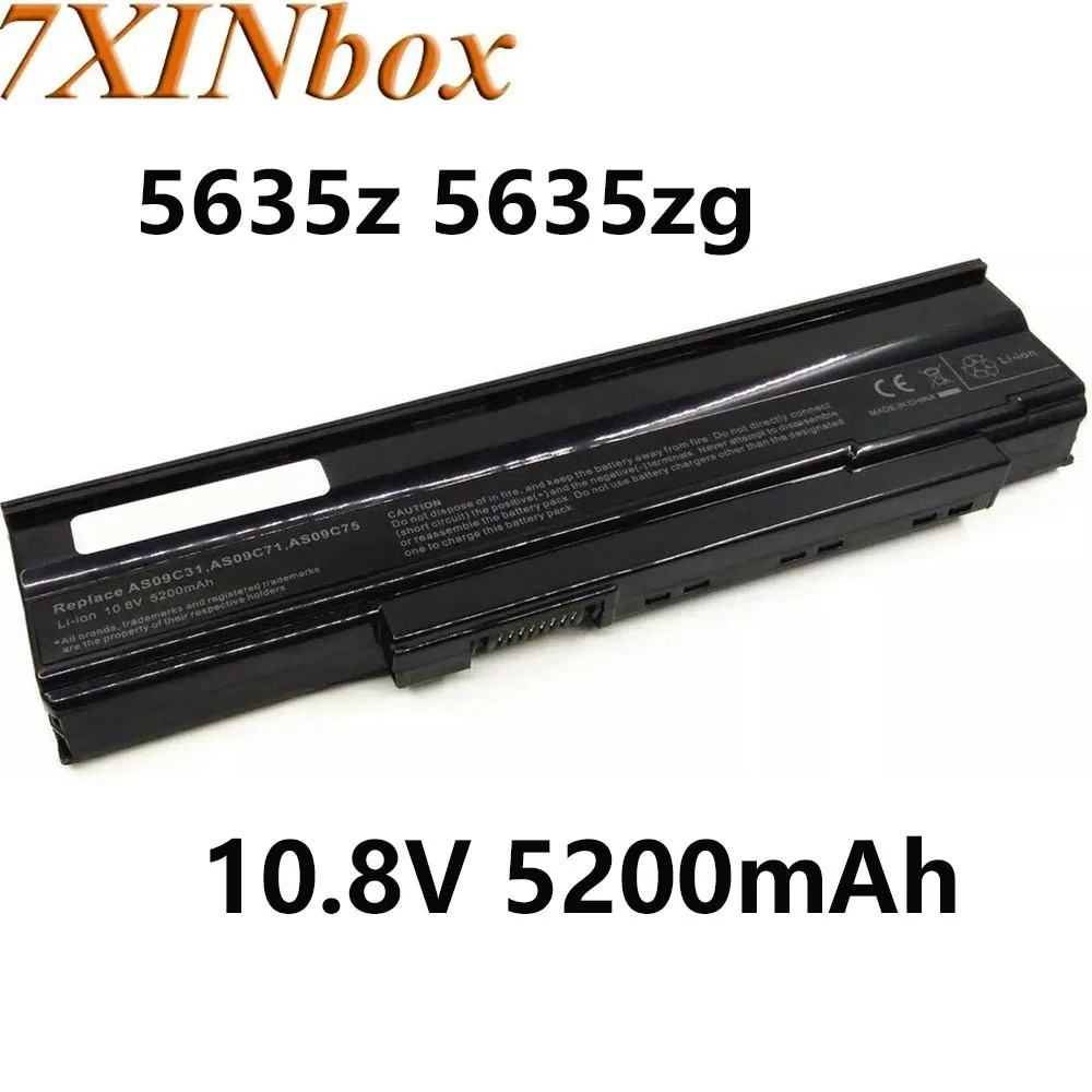 

7XINbox AS09C31 10.8V 5200mAh Battery for Acer Extensa 5635Z 5635ZG GATEWAY NV4400 AS09C71 AS09C75 Z06 ﻿