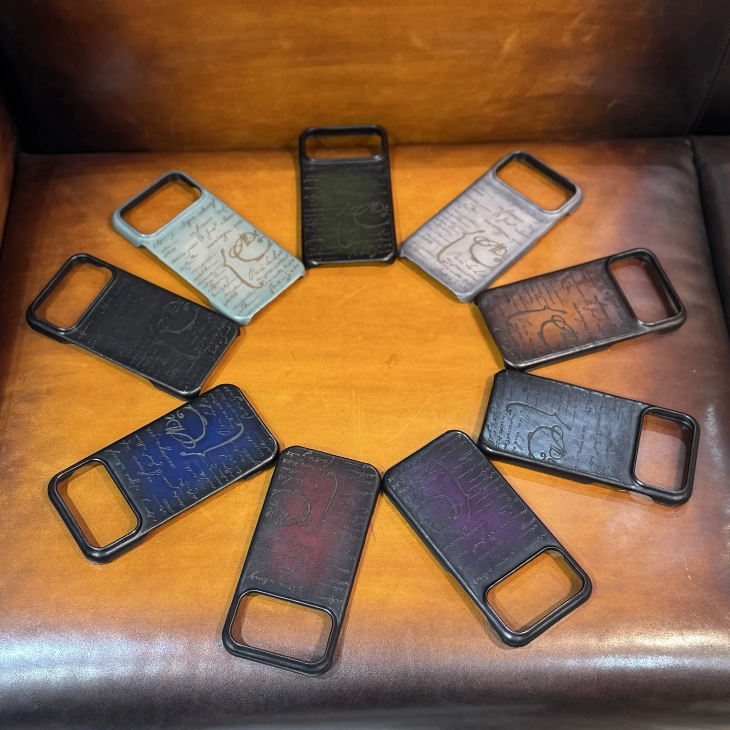 DIMY 2025 New Genuine Leather Phone Case