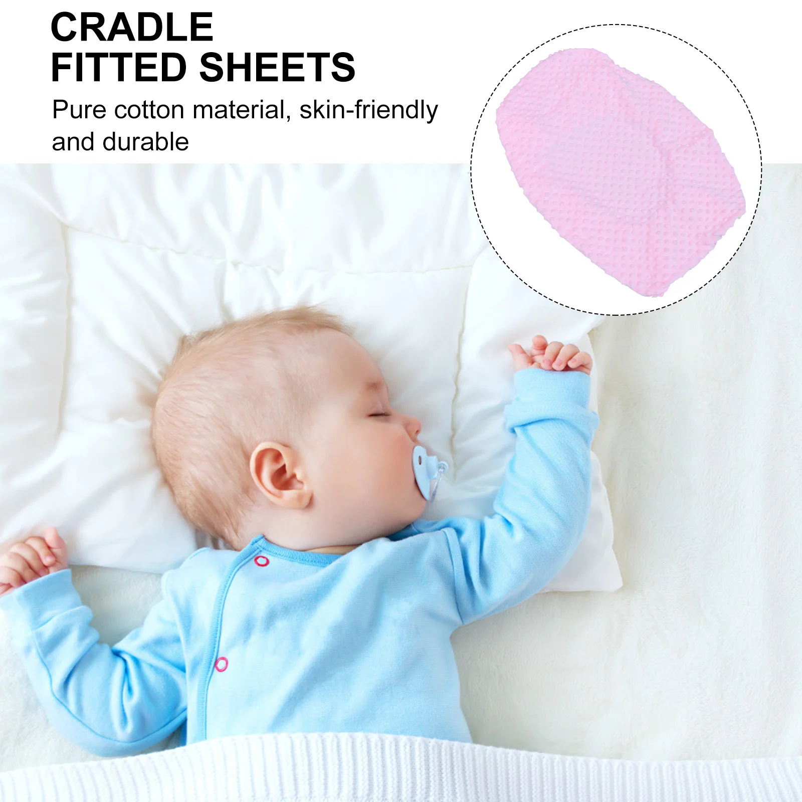 ملاءة سرير أطفال مناسبة لينة قابلة للتنفس غطاء سرير مهد لحديثي الولادة قسط الحضانة النوم ملحق مهد ورقة
