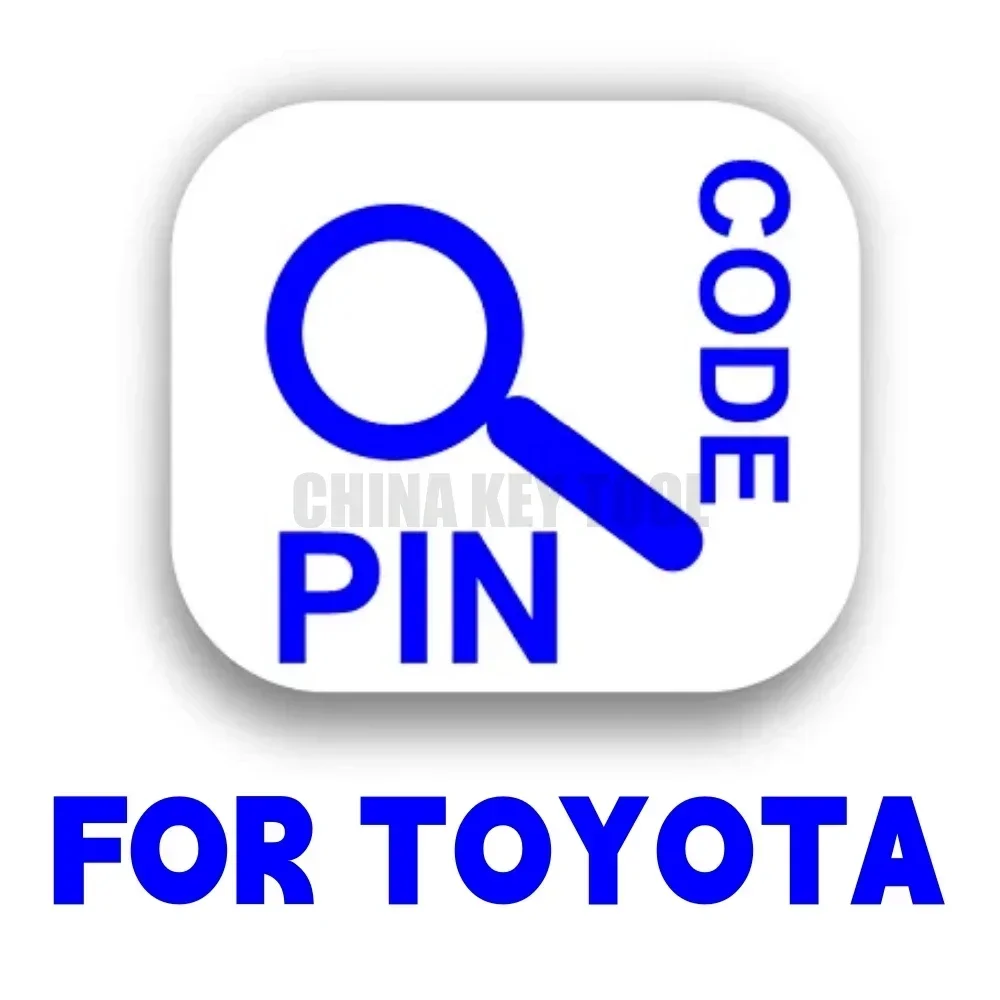 Servicio de cálculo de código pin Immo para TOYOTA