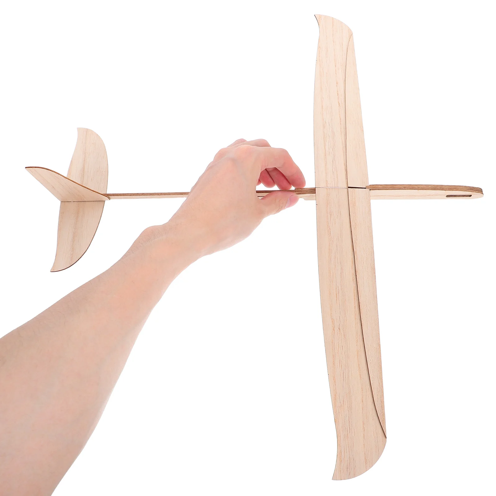 

Wooden Hand Throwing Plane Diy Craft Aircraft Biplane Model Kits Unfinished Wood Plane Educational Toy Safe Materials Indoor