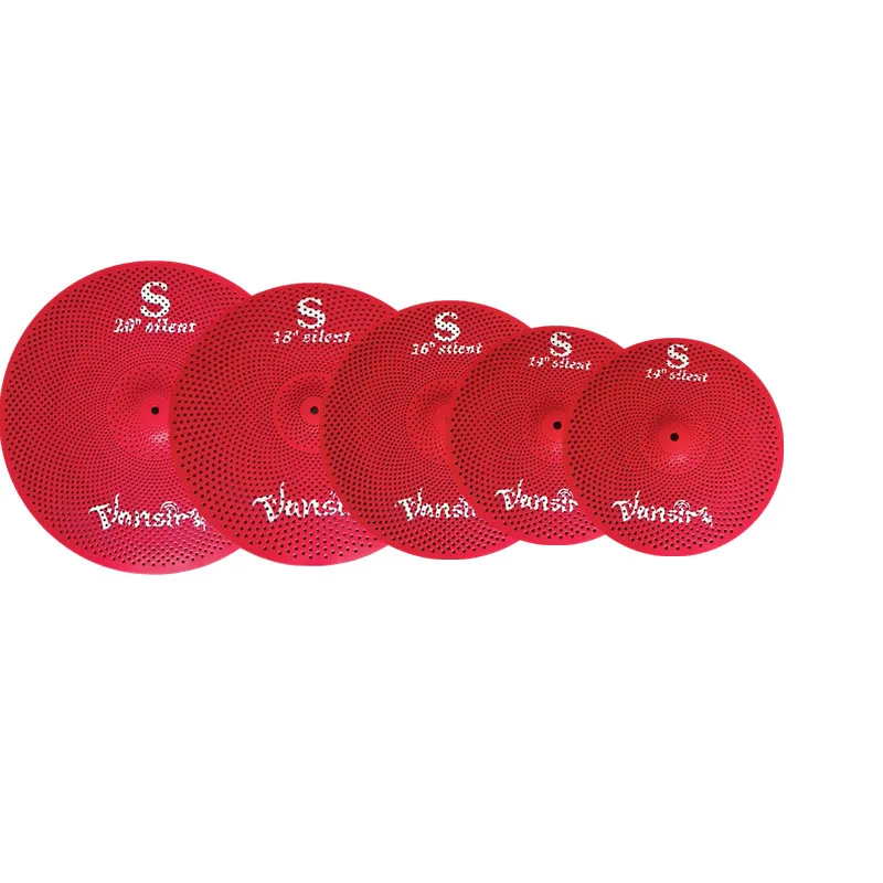 VANSIR CYMBAL 14 "Hihat 16" Crash 18" Crash 20" Ride Cymbal Crush Drumset للآلات الموسيقية