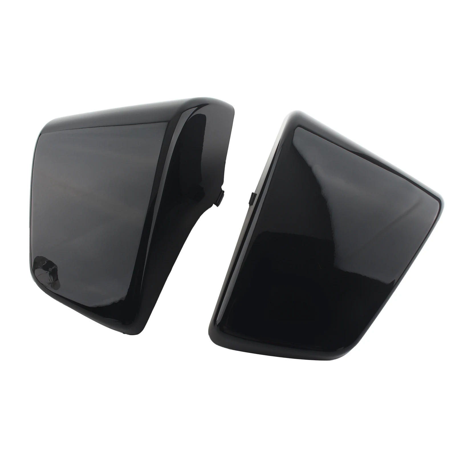 Motorcycle Left Right ABS Battery Side Fairing Cover Guard For Honda Shadow ACE VT400 VT750 1997-2003 Chrome/ Black