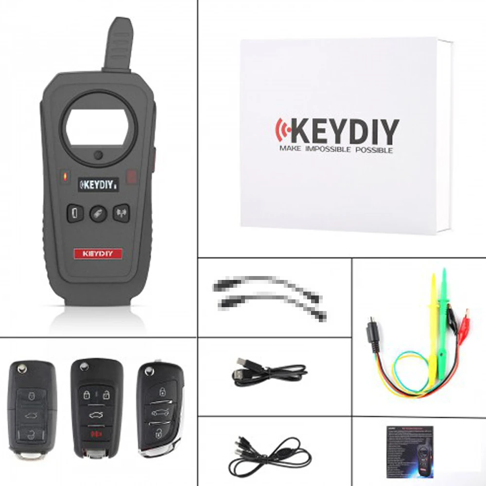 Car Key Programmer For KEYDIY KD-X2 Remote Maker Unlocker and Generator-Transponder 96 Bits 48 Transponder Copy Reader Copier