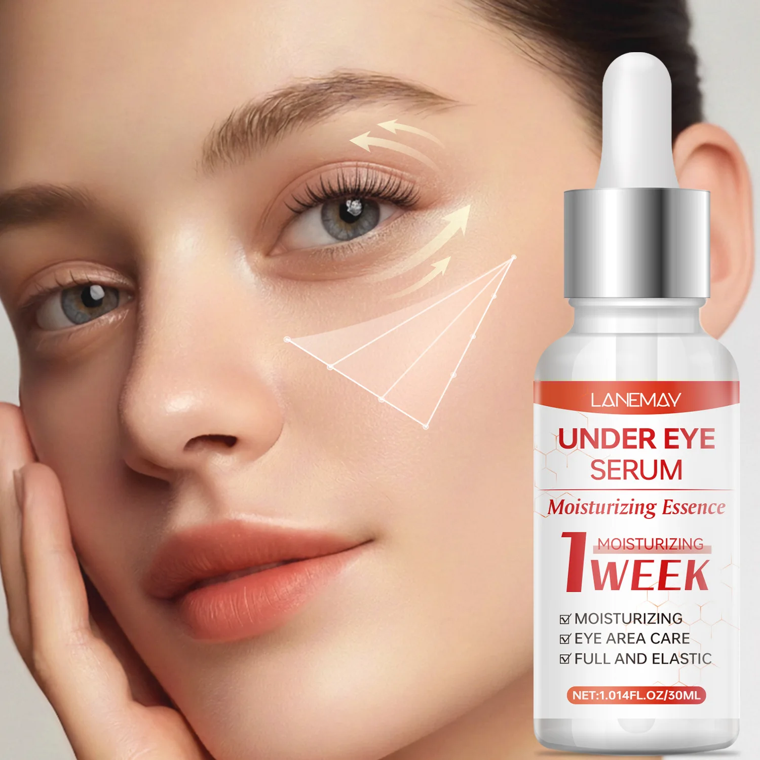 

Eye Area Care Serum with Calendula | 1 Week to Moisturize & Smooth, Reduces Dryness & Improves Elasticity