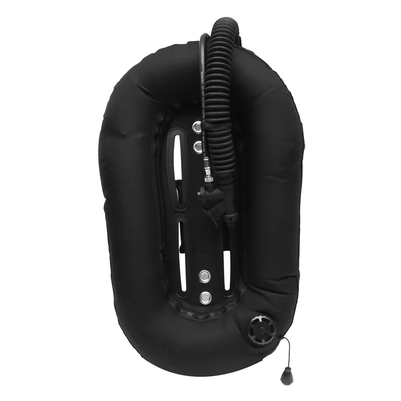 

30Lbs Scuba Diving Snorkeling Donut Wing Single Tank BCD Buoyancy Compensator Professional Diver Gear,Black