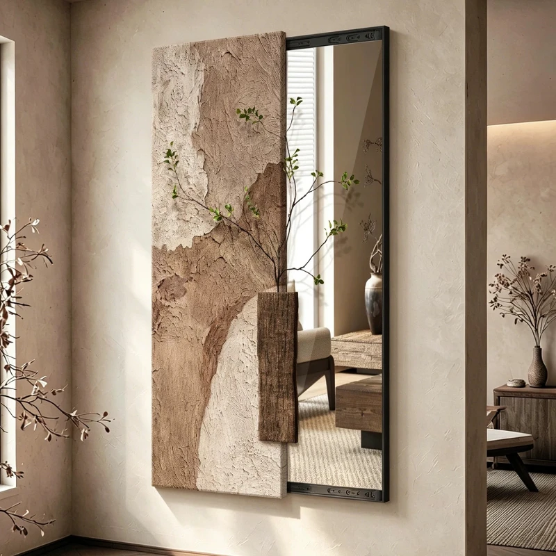 Living Room Full Body Mirror Modern Decoration Korean Style Luxury Aesthetic Mirror Funky Long Spiegel Wand Home Decorations