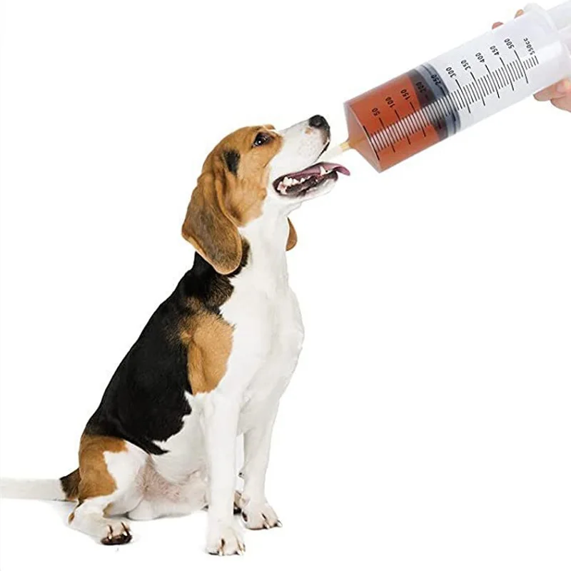 มัลติฟังก์ชั่ 150 ml-550 ml เข็มฉีดยาขนาดใหญ่ความจุ 100 ซม.ท่อปั๊มวัดล้างทําความสะอาดได้หัวฉีดสําหรับน้ํามันกาวของเหลวสัตว์เลี้ยง Feeding