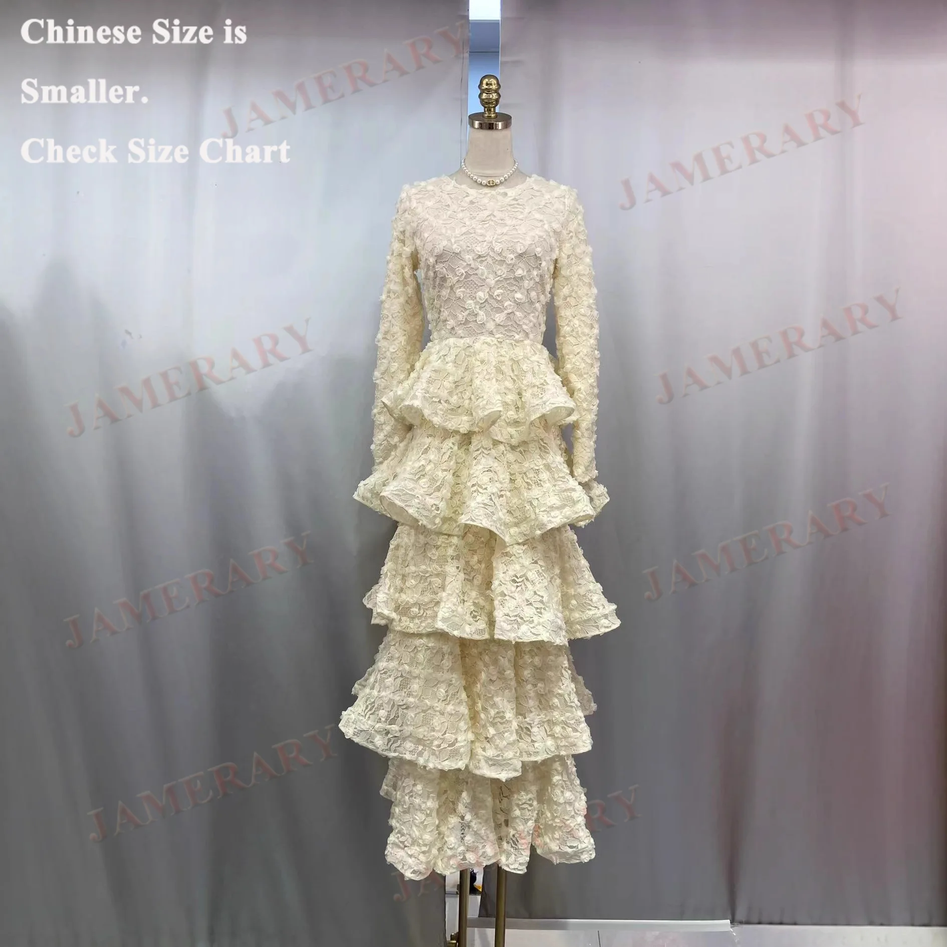 Abiti da sera lunghi da sera formale di lusso estivo Abiti da donna con maniche autunnali per feste da ballo Maxi abito da donna Designer di marca di qualità fiore 3D