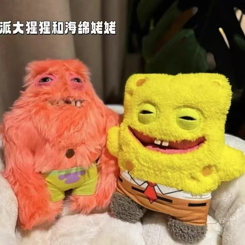 انفجارات جديدة الاختلاف سبونجبوب تم استنزافها ألعاب من القطيفة القبيحة لطيف الإبداعية هدايا الزخرفية للأطفال هدايا عيد الميلاد. #5