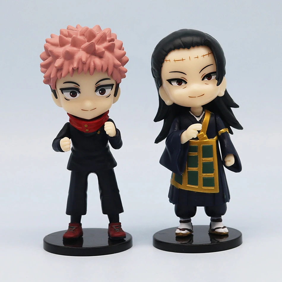 7 sztuk/paczka Q Posket Jujutsu Kaisen 9cm figurka Satoru Gojo Itadori Yuji Geto Suguru Nobara ozdoby z kolekcji Megumi