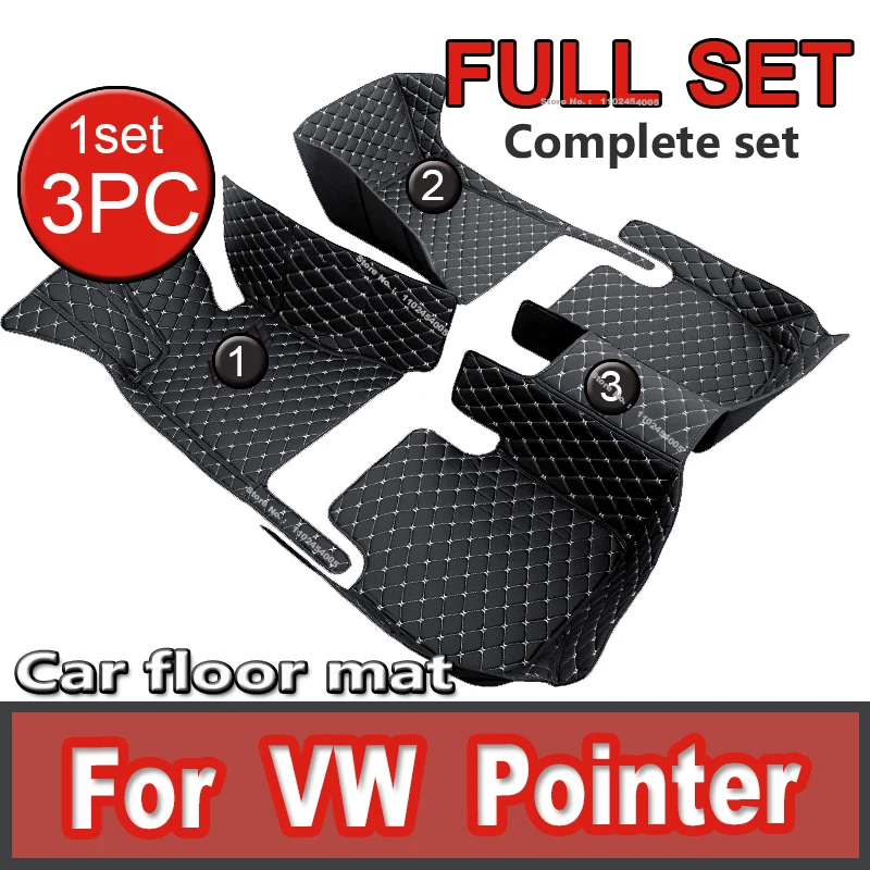 

Напольный коврик из искусственной кожи под заказ для Volkswagen Pointer 2004 2005 2006, защита салона вашего автомобиля