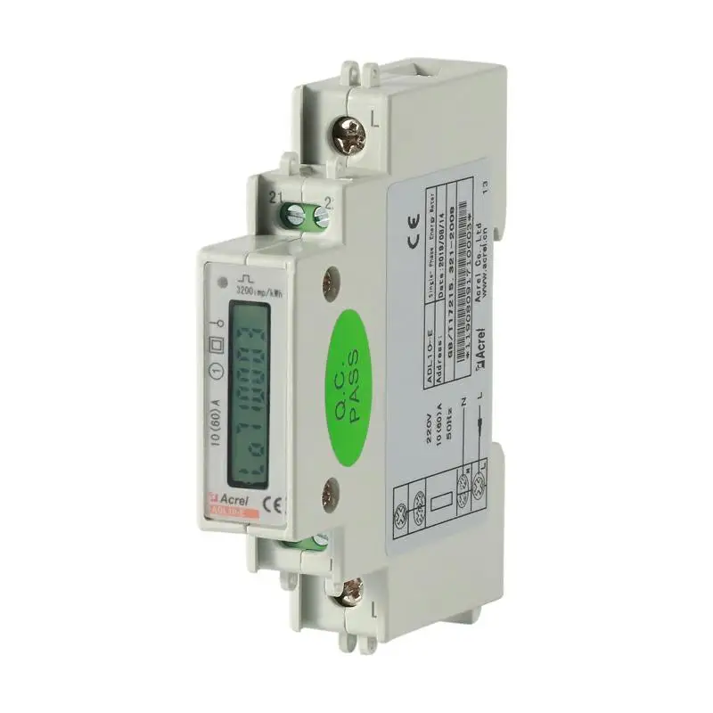 

Acrel ADL10-E/C однофазный измеритель энергии, установка на Din-рейку с Modbus-RTU