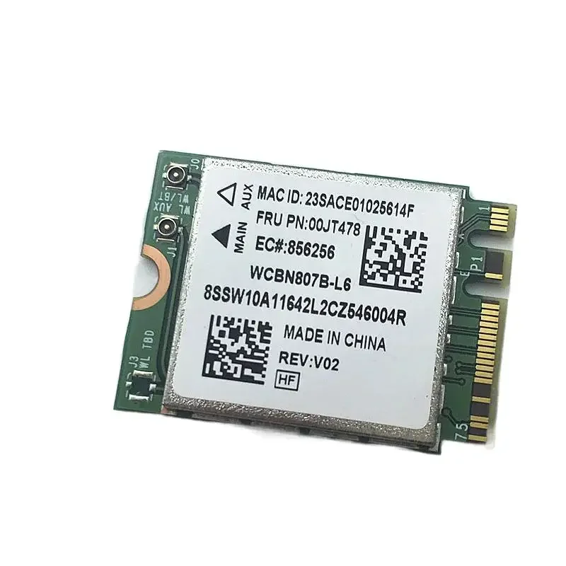 FRU BCM94356Z 00JT478 802.11ac 867 Mbps Bluetooth4.1 NGFF M.2 M2 Wlan Rede Board Wi-fi For Lenovo thinkpad laptop