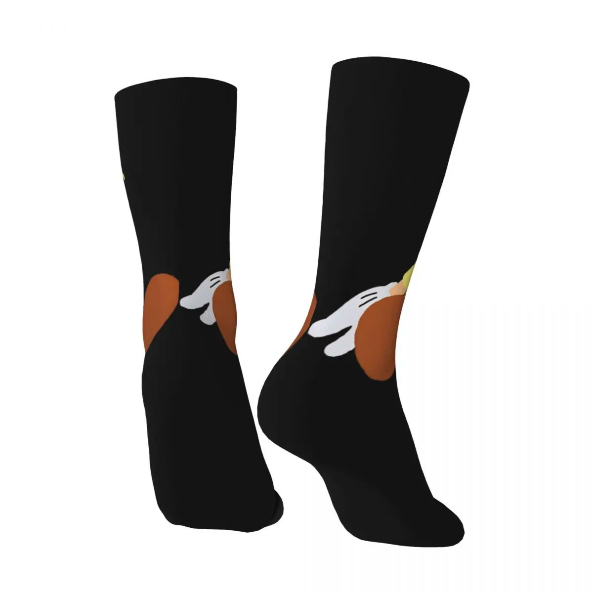 Pinocchio-Chaussettes mi-douces pour hommes et femmes, bas graphiques, chaussettes anti-transpiration, design de cyclisme, coréen, automne