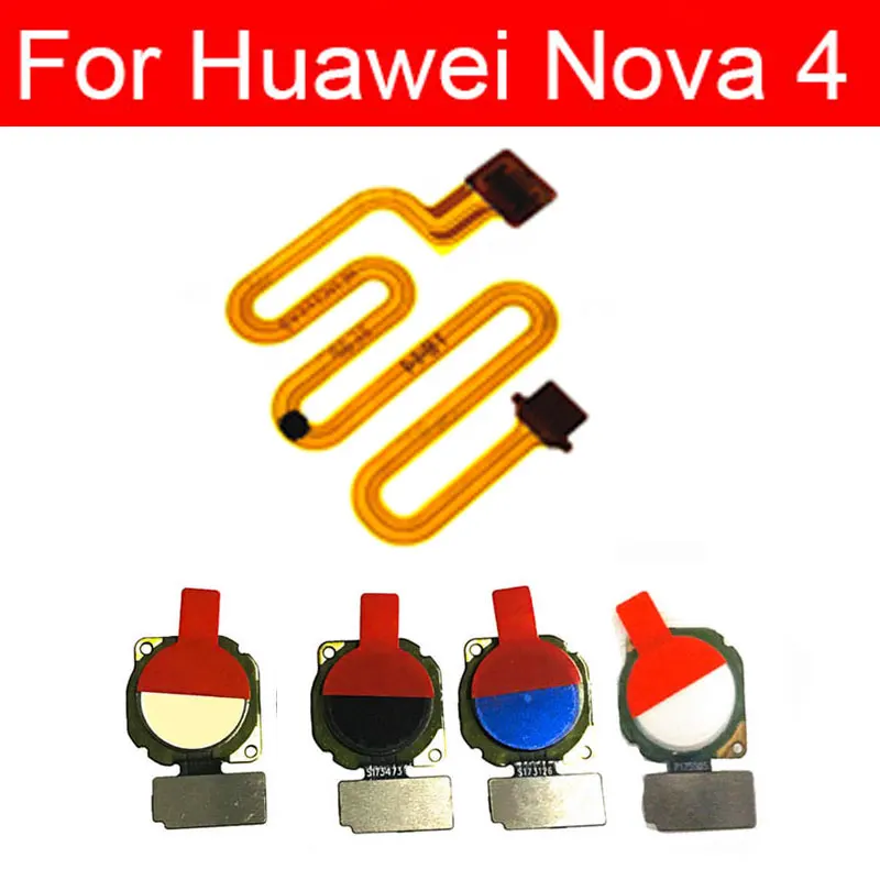 Home Button Flex Ribbon Cable Assembly For Huawei Nova 4 Nova4 Home Return Key Button Flex Ribbon Cable Replacement Repair