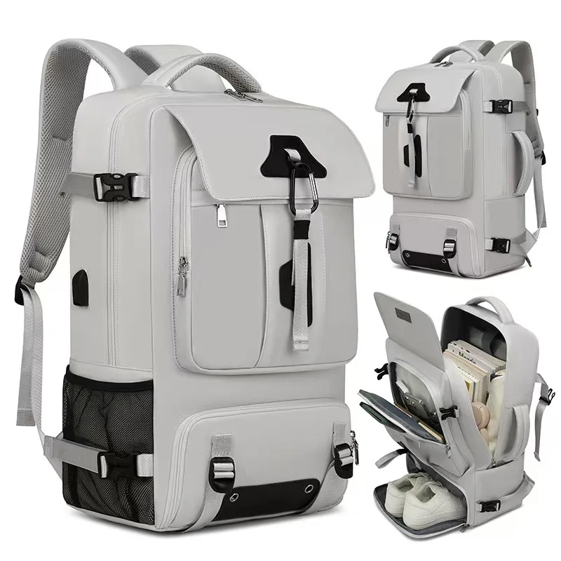 حقيبة ظهر خفيفة الوزن ومتعددة الاستخدامات للتنقل في الأعمال، وحقيبة ظهر للكمبيوتر ذات سعة كبيرة، وحقيبة مدرسية للأولاد والبنات