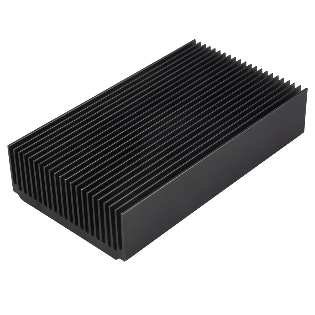 T80C Aluminum Large Heatsink 4.72 x 2.72 x 1.06 Inch /120 x 69 x 27 mm Heat Sink Cooling Black Oxide Radiator 22 Fin