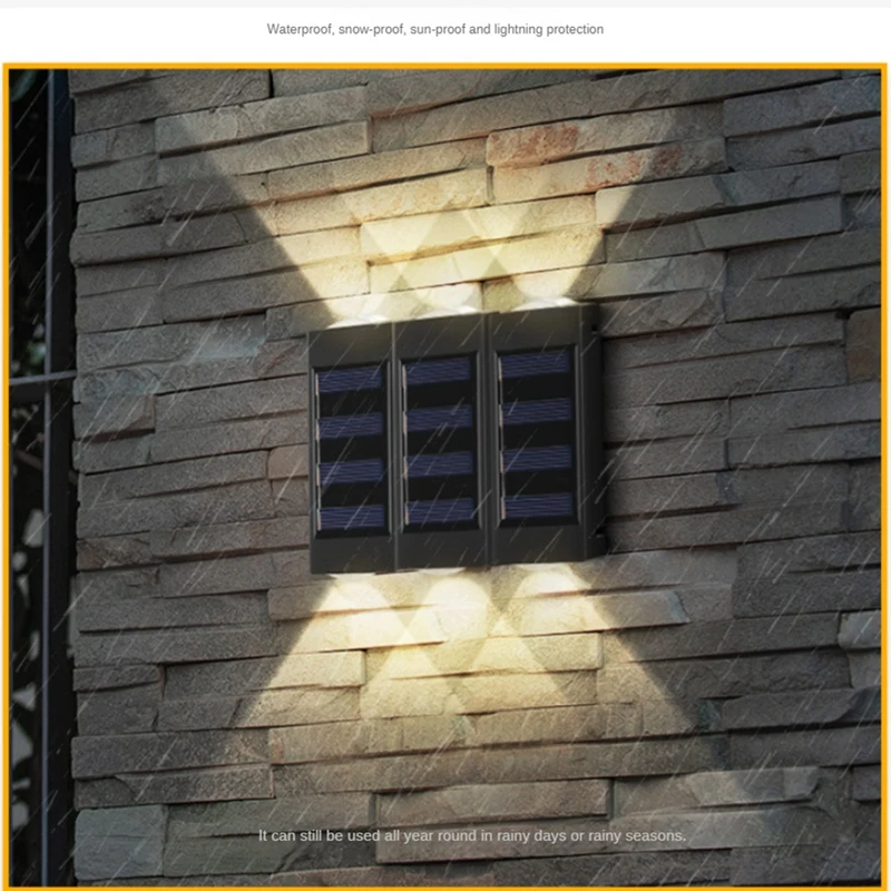 Lampe Solaire LED Imperméable pour l'Extérieur, Luminaire Décoratif d'Nik, Idéal pour un Jardin, un délégations, une Cour ou une Rue, 4 Pièces