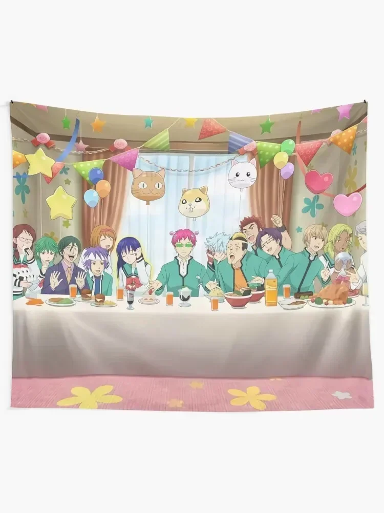 Saiki K In Party Tapestry Wall Decor Decoration Home Decoration For Home Tapestry