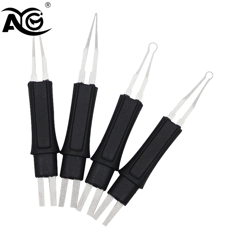 

4 Pcs AG Dental Heated Gutta Cutter Tips For Gutta Percha Point Heating Cutter Tooth Gum Autoclavable Dental Instrument Tools
