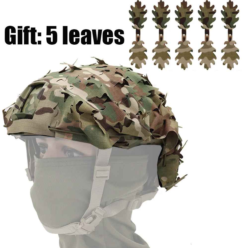 Tactical FAST Helmet Cover Laser Cutting 3D Camouflage Helmet Cloth Cover Hunting Helmet Accessories view 3