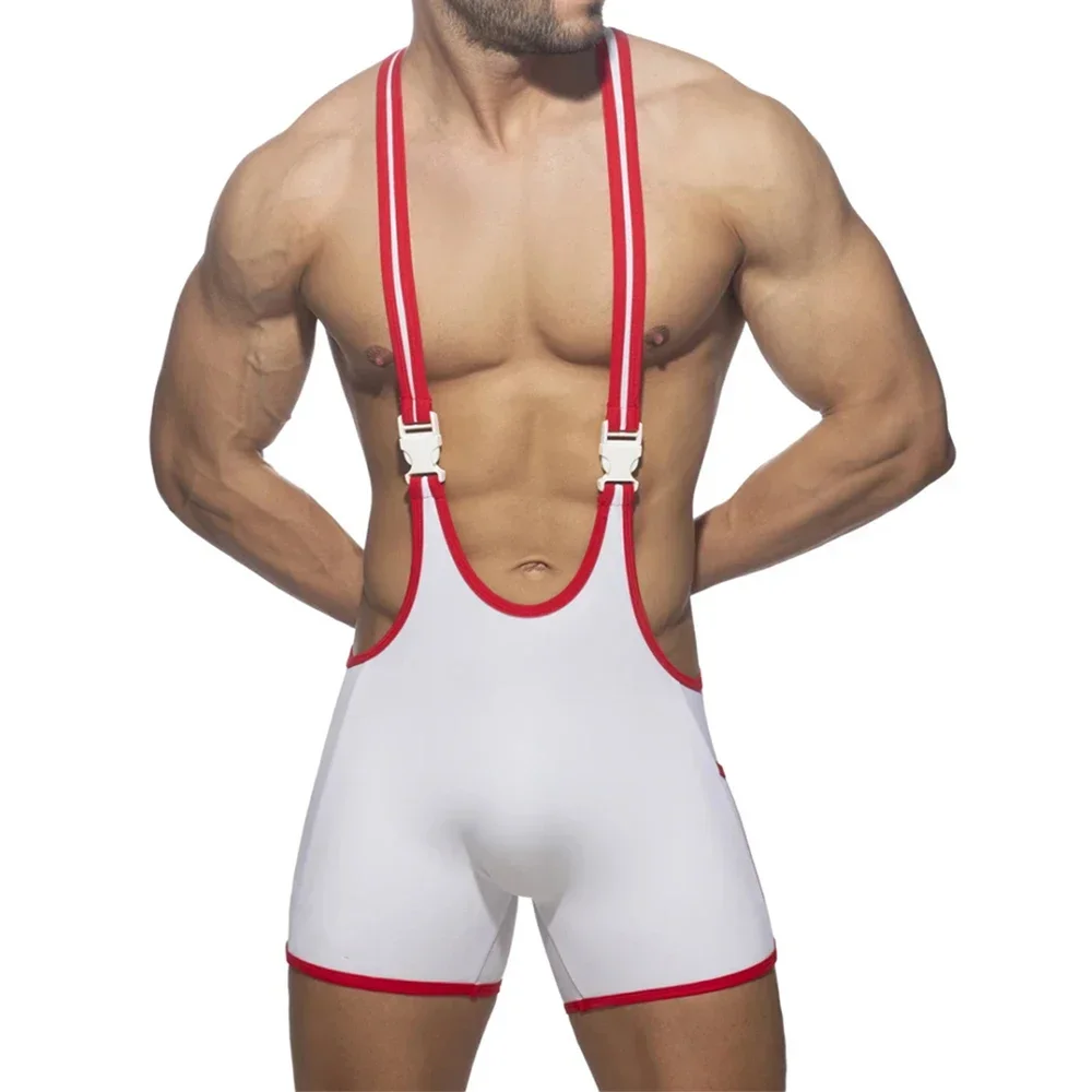 Justaucorps de lutte pour hommes, corset de sport, maillot de corps, sous-vêtements, combinaisons de batterie, combinaisons de musculation, vêtements en saillie