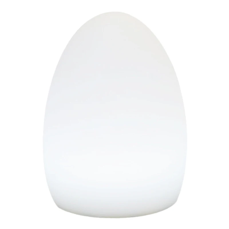 PLLY-LED Em Forma de Ovo Lâmpada de Mesa, Luz de Mesa Criativa, Luminescência Cor, Impermeável, Decoração Moderna, Restaurante, Criança