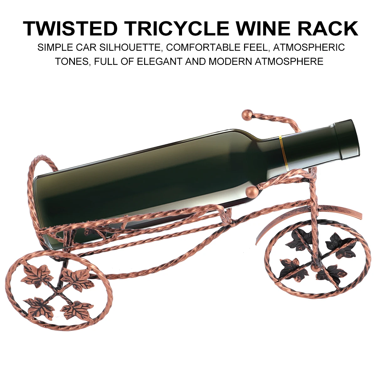 

Tricycle Holder Rack for Home Bar Restaurant Decorative Display Iron Home Accessories Material Durability