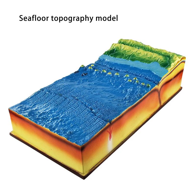 Various Landform Models Geological Teaching Aids Junior High School Geographic Equipment Seabed Topography Model