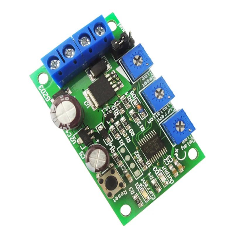 6V12V24V10A DC motor overcurrent protector block switch overload protector module adjustable current limiting switch
