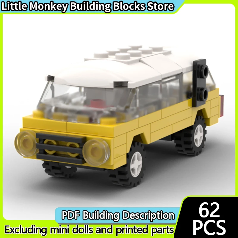

Speed Racing Car Model MOC Building Bricks Classic Offroad Van Modular Technology Children Holiday Gifts Assemble Toys Suit
