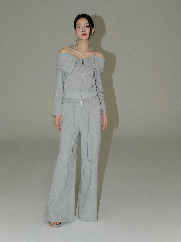 

Olivia Duo Spor f-Skirt Set Faionable Tee-Piece Women's Ensemble Casual Sle for Autumn Season Adult Wear